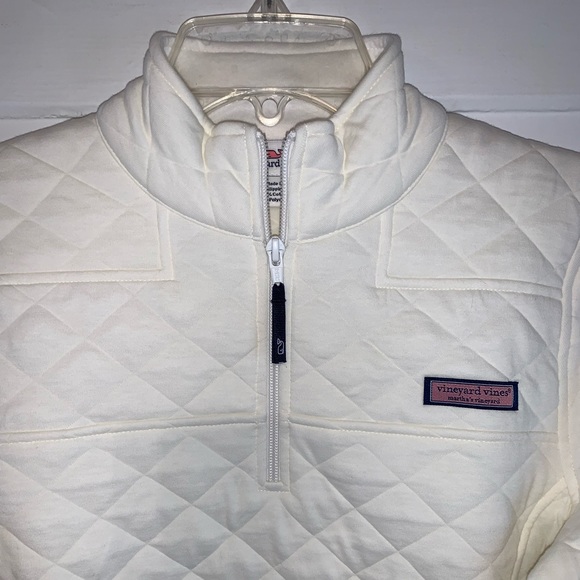 Vineyard Vines Allover Quilted Shep Shirt 1/4 Zip - Picture 5 of 16